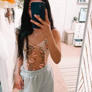 floral bodysuit